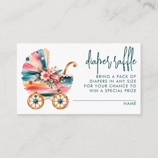 Tirage de Couches Bébé Invitation (Devant)