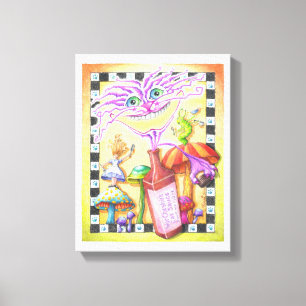 Tirage sur toile 11"X14" - Le Chat de WorCHESHIRE