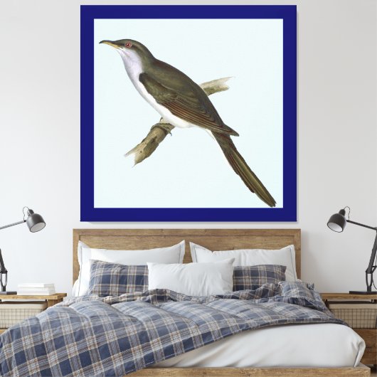 Tirage sur toile du Coucou d'Amérique (Insitu(Chambre))