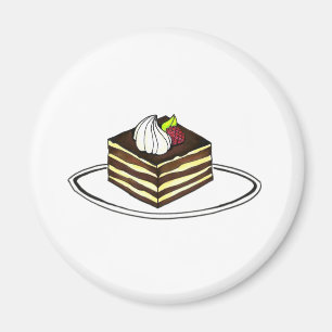 Tiramisu Chocolate: Italiaans bankdessert Magnet Magneet