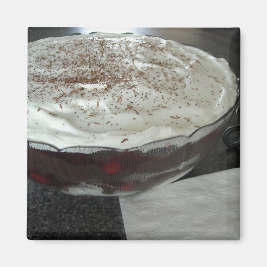 Tiramisù de la Forêt-Noire - aimant (Devant)