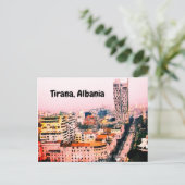Tirana Albanië Briefkaart (Staand voorkant)