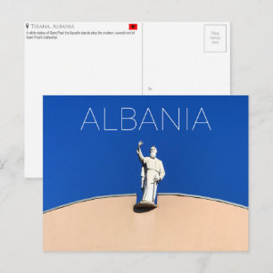 Tirana, Albanië Reisbriefkaart Briefkaart