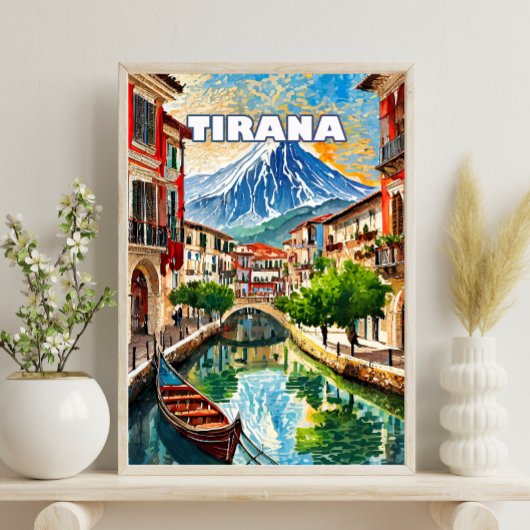 Tirana bloeit, juweel van de Balkan Perfect Poster