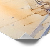 Tirana Street Bohemian Art Poster (Coin)