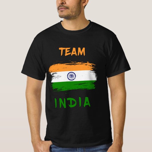 Tiranga, team india t-shirt (Voorkant)