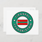 Tiraspol Transnistria Briefkaart (Voorkant / Achterkant)