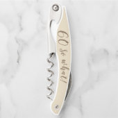 Tire-bouchon 60e anniversaire Motivational Funny Alors que (Devant)