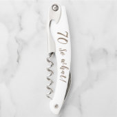 Tire-bouchon 70 alors quel drôle Inspirational 70e Anniversaire (Devant)