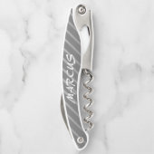 Tire-bouchon 70e anniversaire Elégant moderne 70 Alors quel ann (Dos)