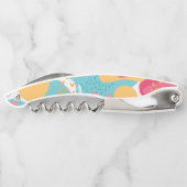 Tire-bouchon Abstrait coloré (Dos)