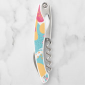 Tire-bouchon Abstrait coloré (Dos)