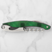 Tire-bouchon Acceptation | Médaillons de méditation verte (Devant)