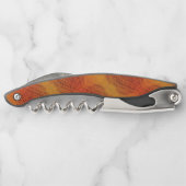 Tire-bouchon Acceptation | Médaillons de saumons rouges orange  (Dos)