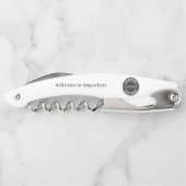 Tire-bouchon Ajouter le site du logo d'entreprise et le swag d' (Dos)