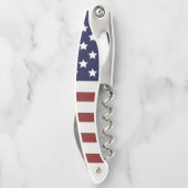 Tire-bouchon America Drapeau américain Motif américain (Dos)