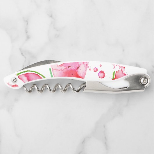 Tire-bouchon Aquarelle pastèque 1 (Dos)