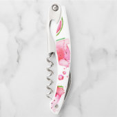 Tire-bouchon Aquarelle pastèque 1 (Devant)