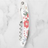 Tire-bouchon Art populaire chic de fleur sauvage (Devant)