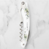 Tire-bouchon Baigneuse florale d'eucalyptus vert (Devant)