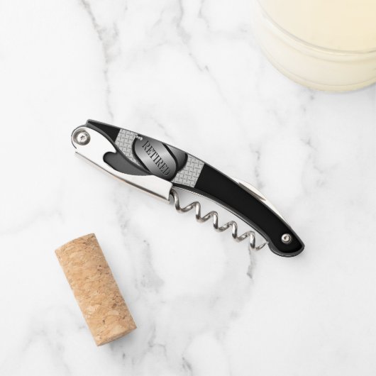 Tire-bouchon Balise Chien retraité (Devant)