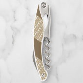 Tire-bouchon Bande d'ouverture de la bouteille à vis (Dos)