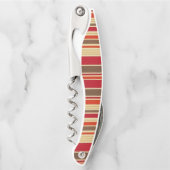 Tire-bouchon Bande d'ouverture de la bouteille à vis (Devant)