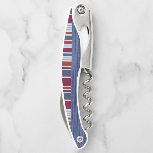 Tire-bouchon Bande d'ouverture de la bouteille à vis (Dos)