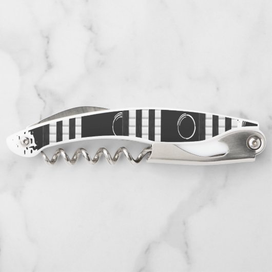 Tire-bouchon Bande d'ouverture de la bouteille à vis (Dos)