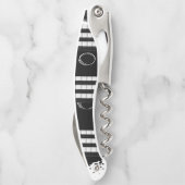 Tire-bouchon Bande d'ouverture de la bouteille à vis (Dos)