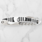 Tire-bouchon Bande d'ouverture de la bouteille à vis (Devant)