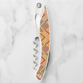 Tire-bouchon Bandes diagonales multicolores (Devant)