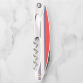 Tire-bouchon Bandes rouges et noires (Devant)