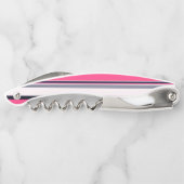 Tire-bouchon Bandes Uniformes roses (Dos)