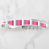 Tire-bouchon Bandes Uniformes roses (Devant)