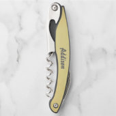 Tire-bouchon Beau gris et or (Devant)