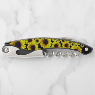 Tire-bouchon Beau tournesol jaune lumineux -