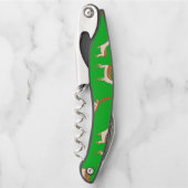 Tire-bouchon Bébé mignon cerf et famille (Devant)