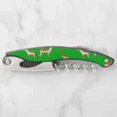 Tire-bouchon Bébé mignon cerf et famille (Devant)