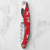 Tire-bouchon Bébé mignon cerf et famille (Devant)