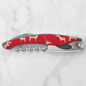 Tire-bouchon Bébé mignon cerf et famille (Dos)