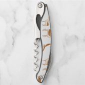 Tire-bouchon Bébé mignon cerf et famille (Devant)