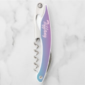 Tire-bouchon Belle Ombre bleu et violet (Devant)