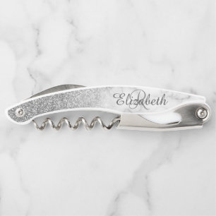 Tire-bouchon Belle Parties scintillant Monogramme Ombre en Marb