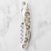 Tire-bouchon Belles Fleurs de Diamant (Devant)