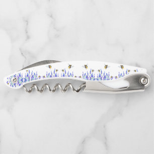 Tire-bouchon Belles fleurs de printemps et vols d'abeilles - De