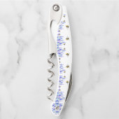 Tire-bouchon Belles fleurs de printemps et vols d'abeilles - De (Devant)