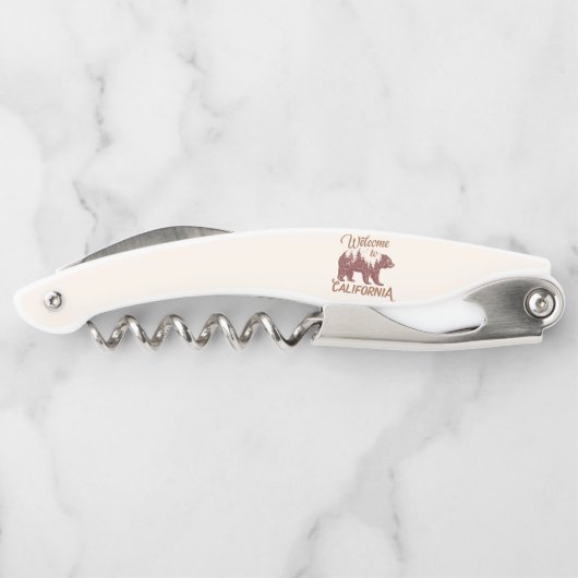 Tire-bouchon Bienvenue à California Bear Forest (Dos)