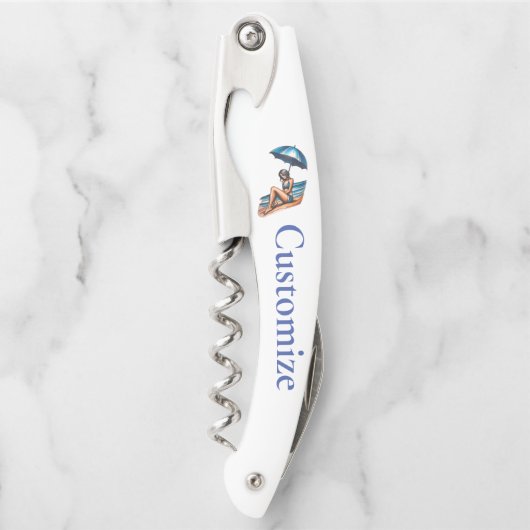 Tire-bouchon Bikini Girl Beach Napping Thunder_Cove (Devant)