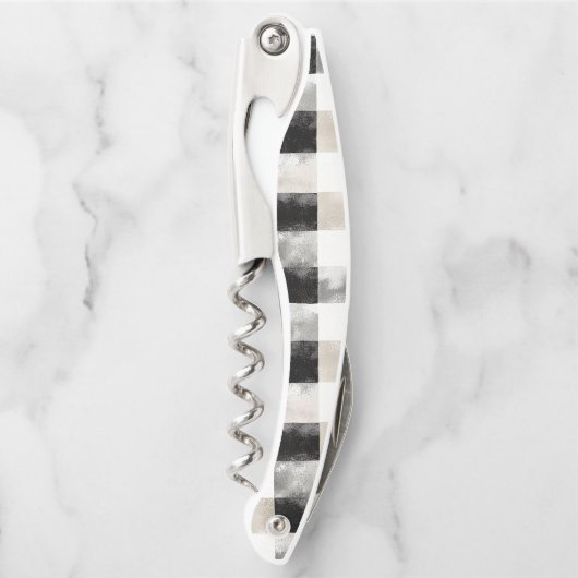 Tire-bouchon Black Cream Squares (Devant)